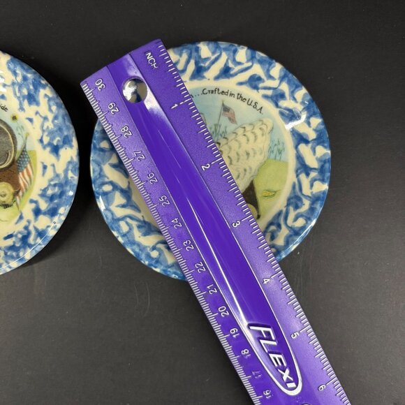 2007 Henn Barnyard Series Collectible Plates #508 & #509 Limited Edition Blue & - Picture 7 of 10